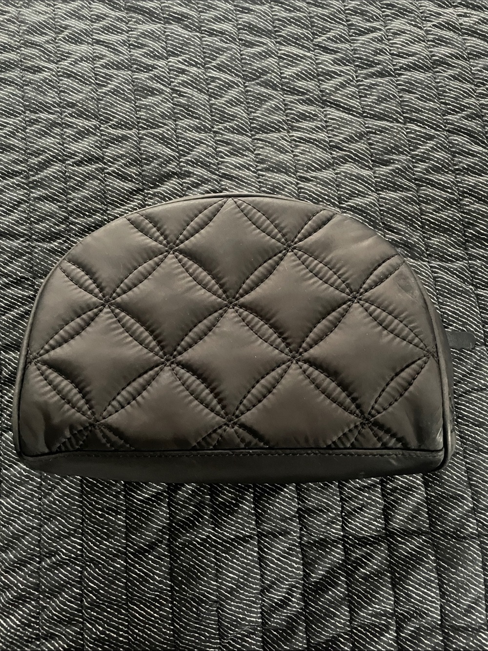 kate spade Black Quilted Tote Bag and Cosmetic Bag Set - Picture 4 of 16